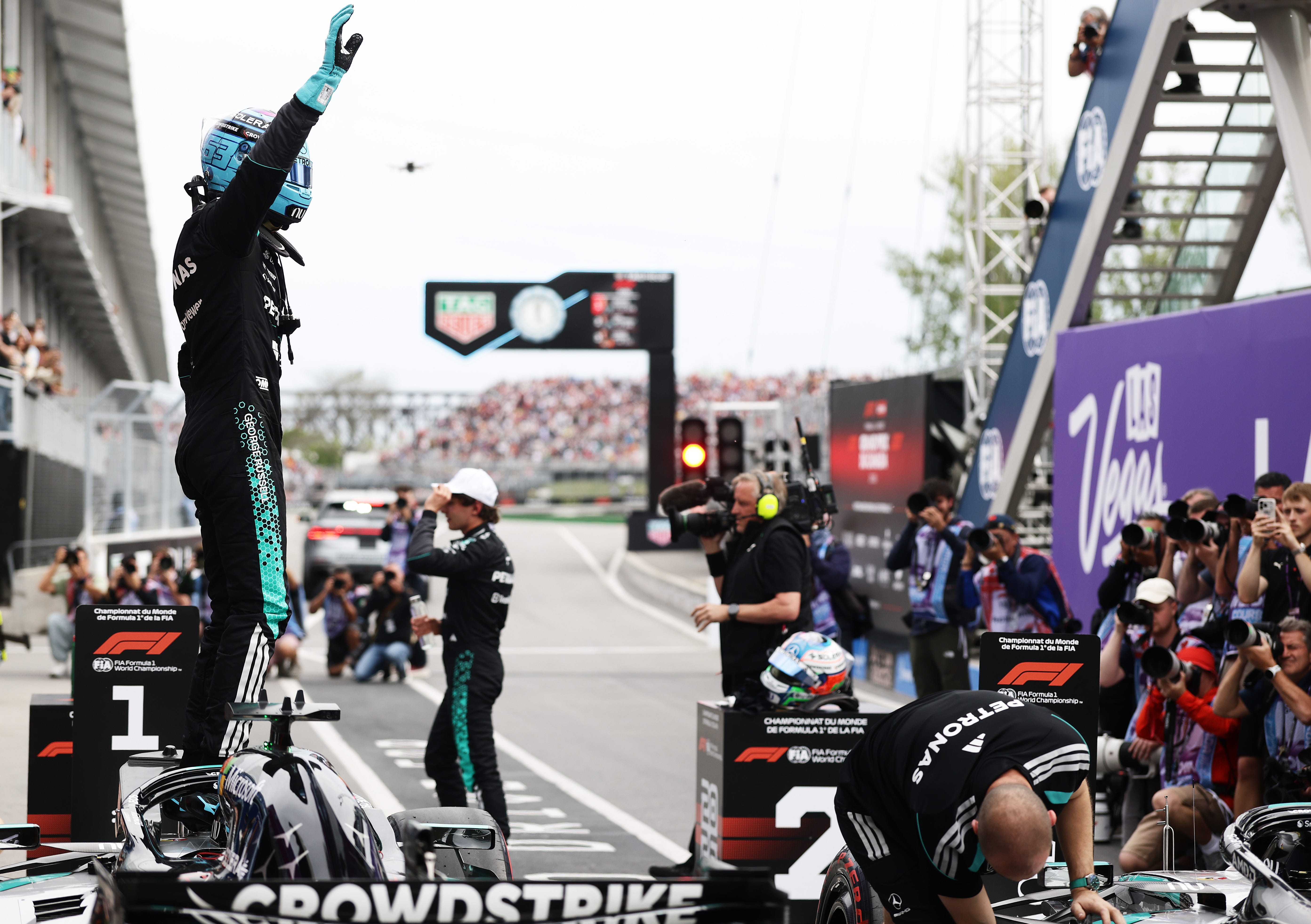 Russell Owns Montreal: Third Straight Pole in Canada