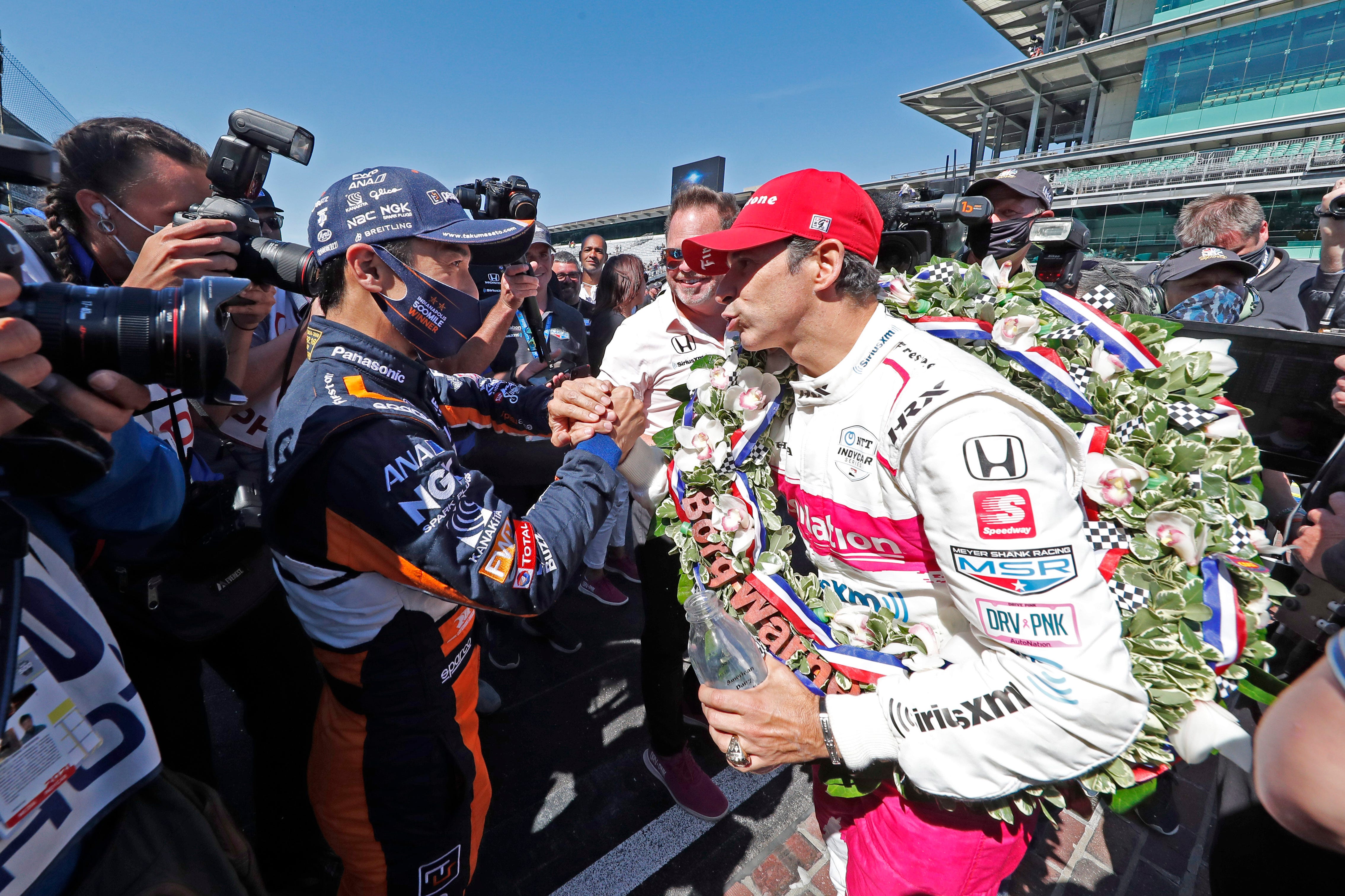 Castroneves and Sato Agree: Indy Picks Its Winner