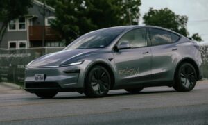 Tesla’s Rocket-Shaped Robotaxi Zone Winks at SpaceX