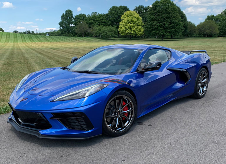 Chevrolet Corvette C8 Stingray Elkhart Lake Blue Forgeline F01 Wheel