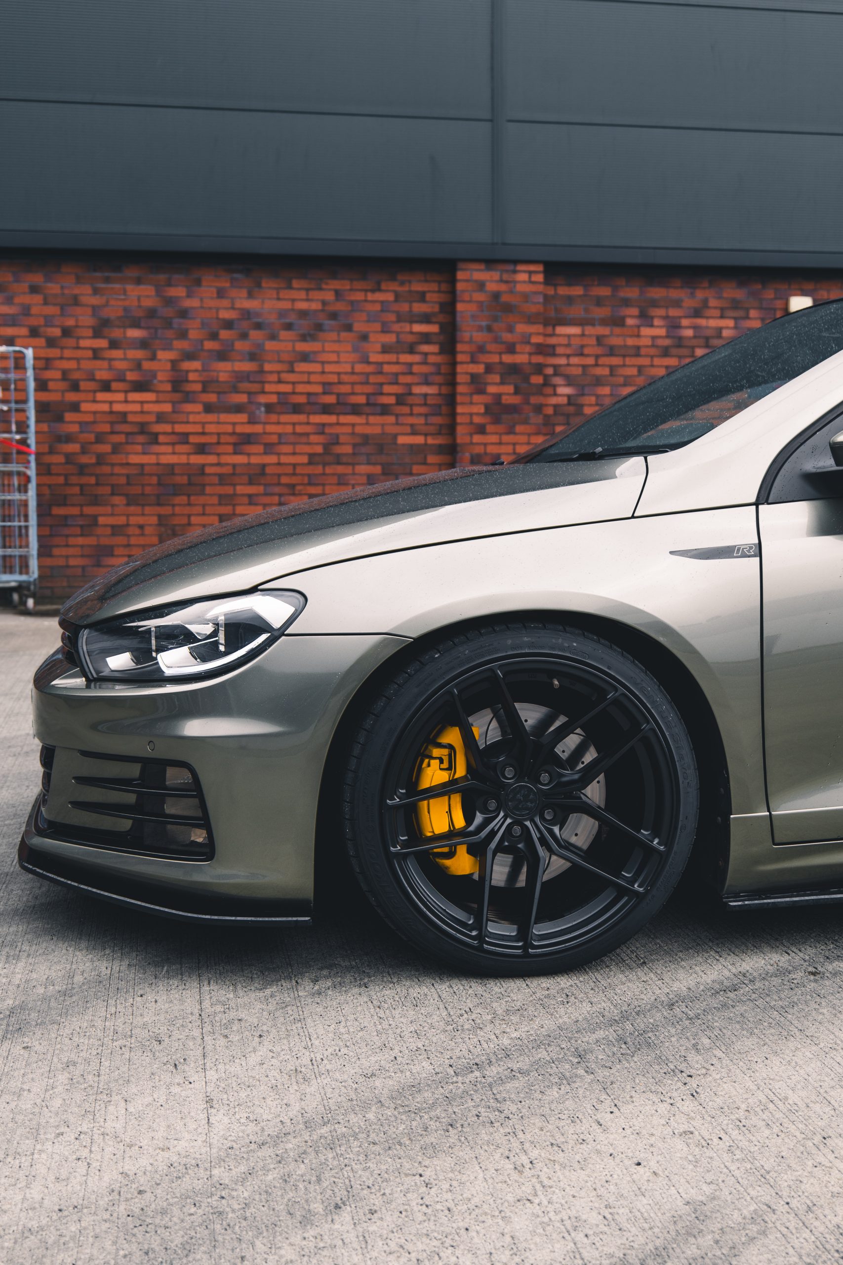 Volkswagen Scirocco Green With Z Performance 6performance Wheel