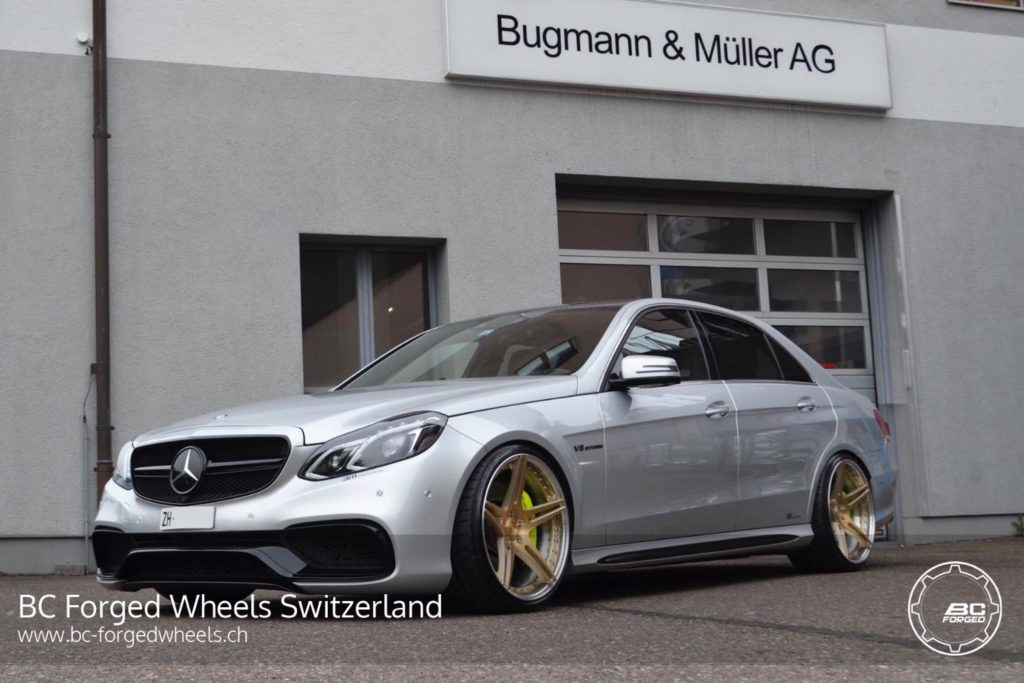 Mercedes-Benz E63 AMG W212 Silver BC Forged HB09 | Wheel Front