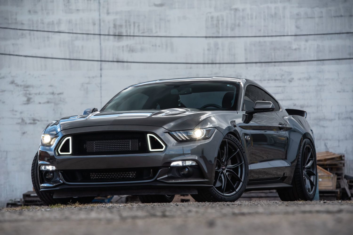 Ford Mustang S550 Grey Forgeline Flow Formed F01 Wheel | Wheel Front