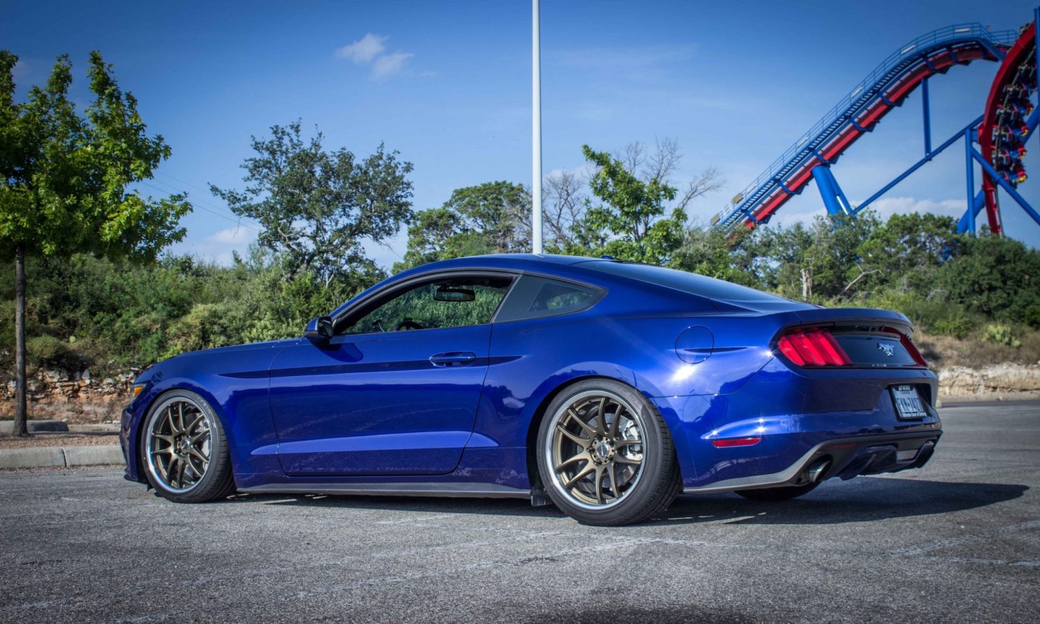 Ford Mustang S550 Blue Work Emotion CR 2P | Wheel Front