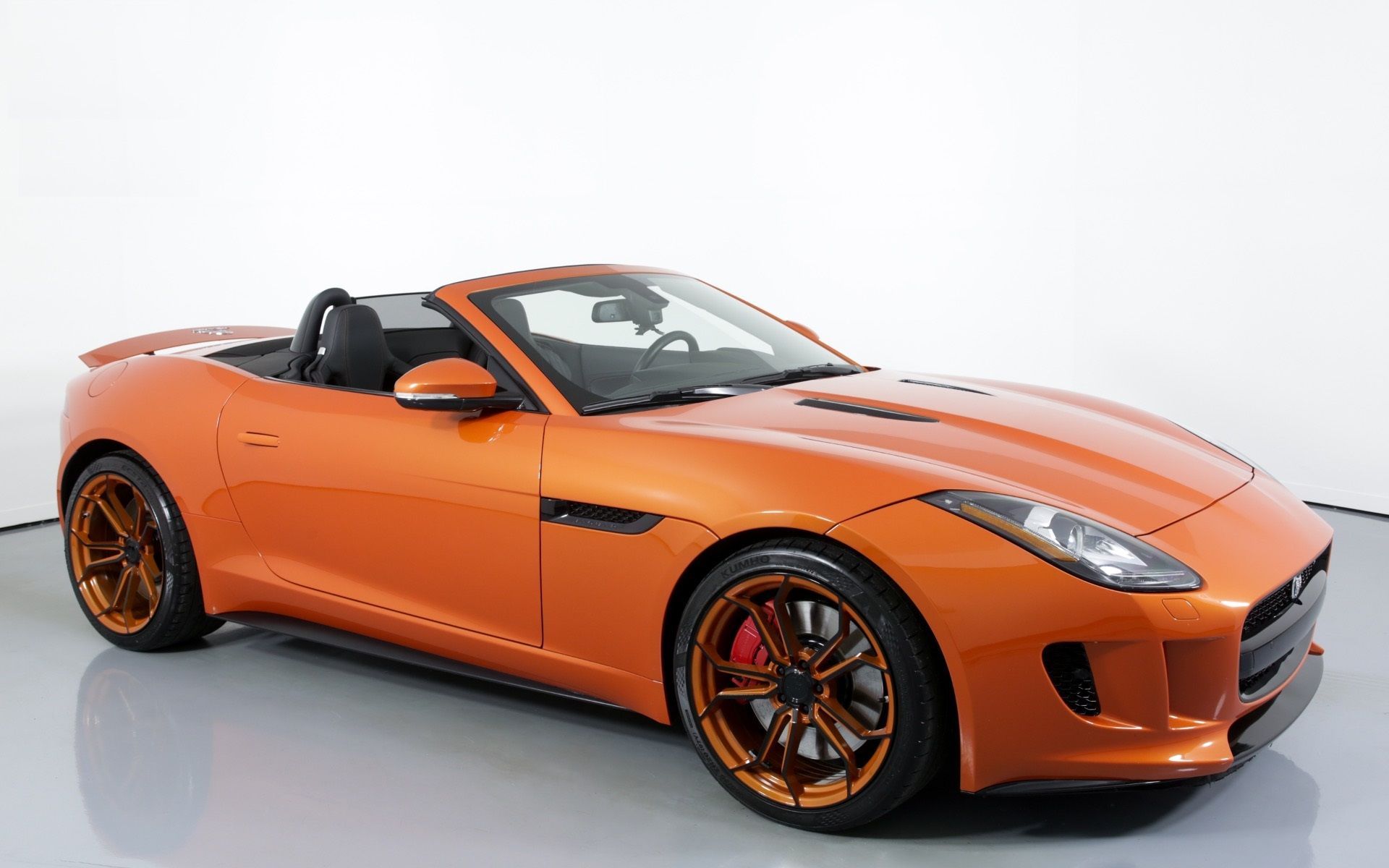 jaguar f type orange