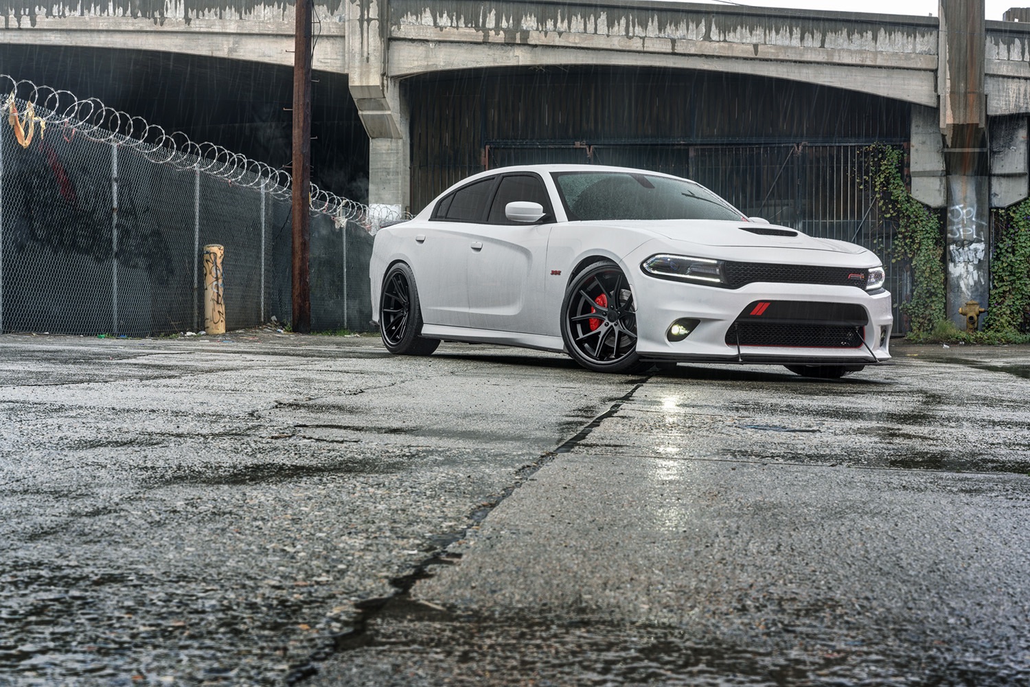 Dodge Charger White Ferrada FR2 | Wheel Front