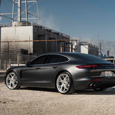 2017 Porsche Panamera 4S Grey Blaque Diamond BD-F25 Wheel Front