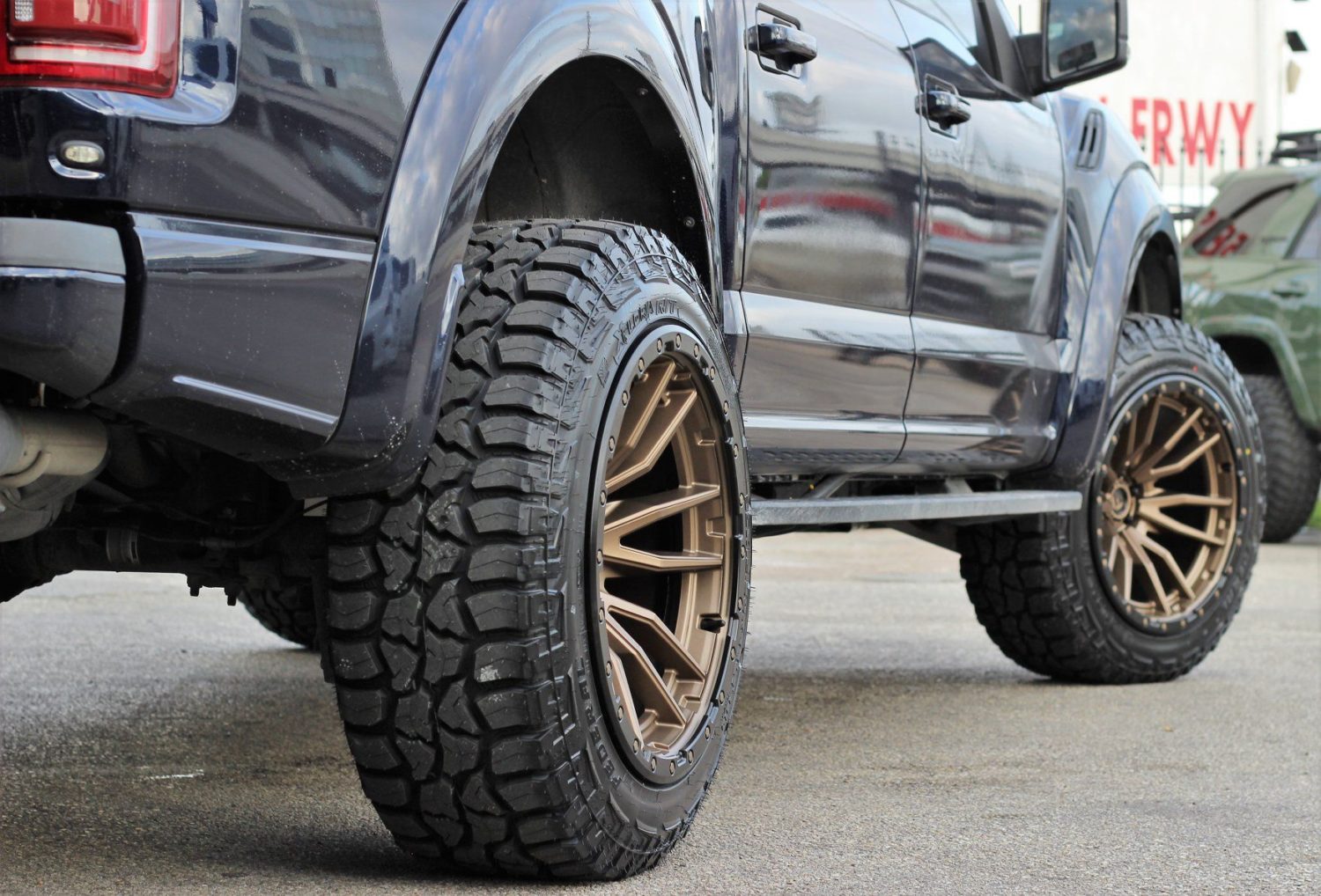 Ford F Raptor Blue Fuel Off Road Rebel D Wheel Wheel Front