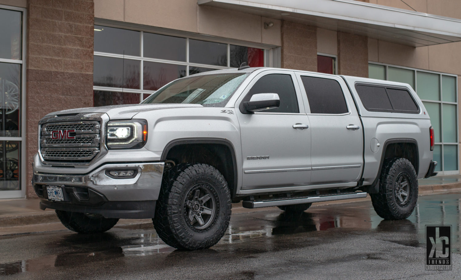 Gmc Sierra Grey Fuel Off Road Kicker D Wheel Front