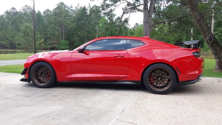 Chevrolet Camaro Zl1 6th Gen Red Apex Arc-8 Wheel 