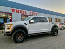 2019 Ford F-150 Raptor White Fuel Off-Road Rebel 6 D681 | Wheel Front