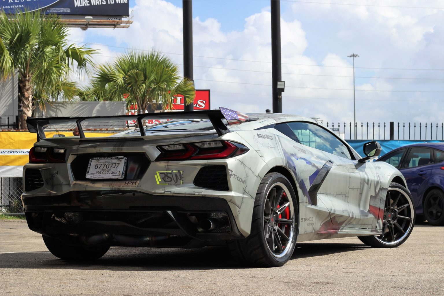 Chevrolet Corvette C8 Stingray Silver Ferrada CM2 Wheel | Wheel Front