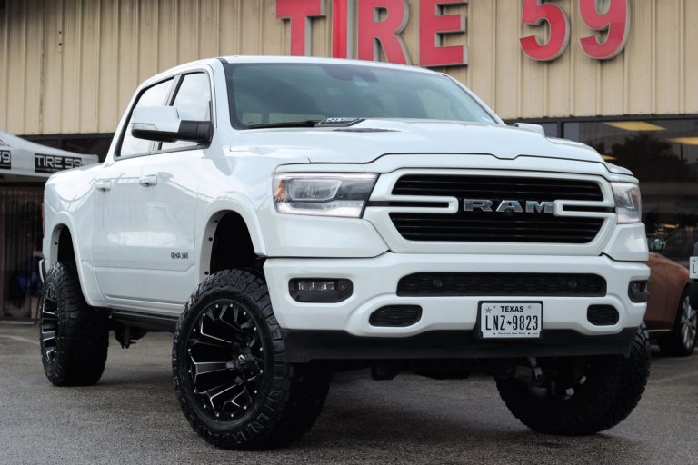 Dodge Ram White Fuel Off Road Assault D Wheel Wheel Front