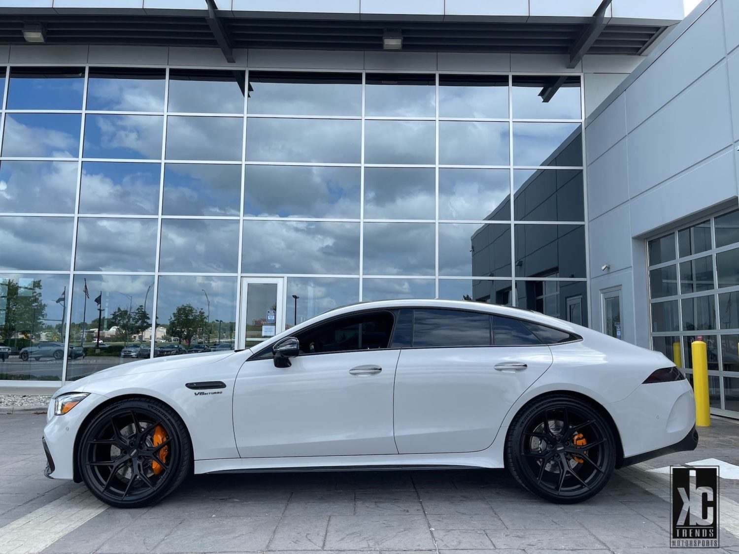 Mercedes-Benz AMG GT63s 4-Door White Vossen HF-5 Wheel | Wheel Front