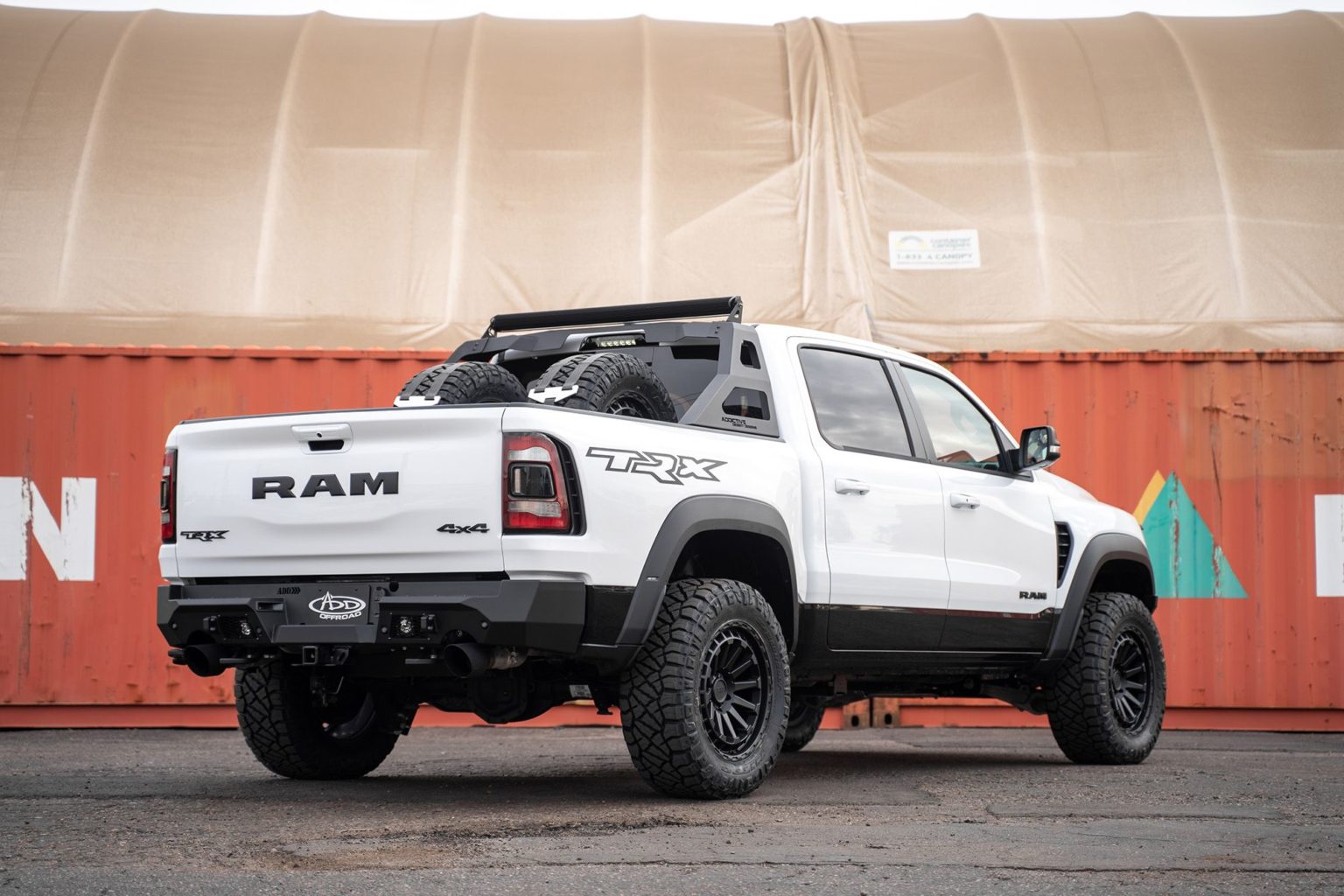 Dodge Ram TRX White Black Rhino Raid Wheel | Wheel Front