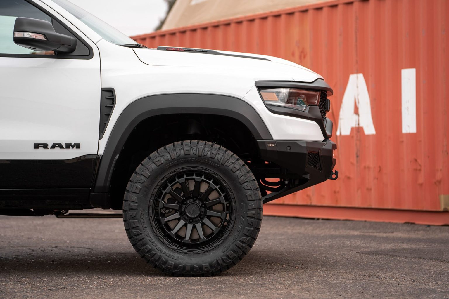 Dodge Ram TRX White Black Rhino Raid Wheel | Wheel Front