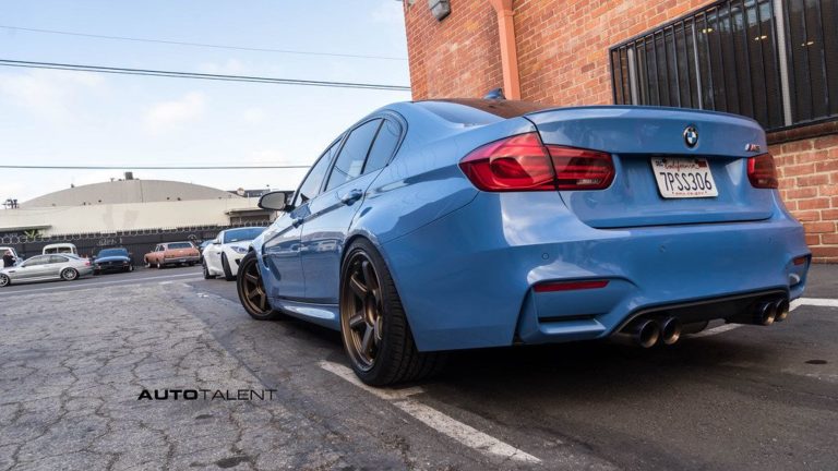 BMW M3 F80 Blue Rays Volk TE37 Ultra Wheel | Wheel Front