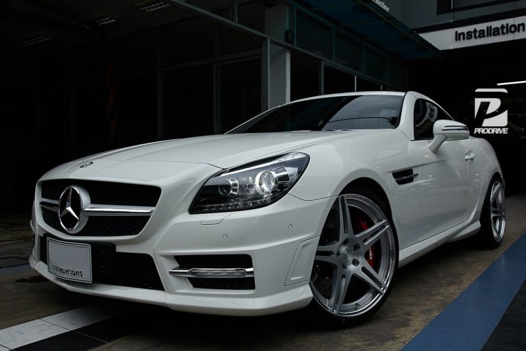 Mercedes-Benz SLK350 White BC Forged HB09 Wheel | Wheel Front