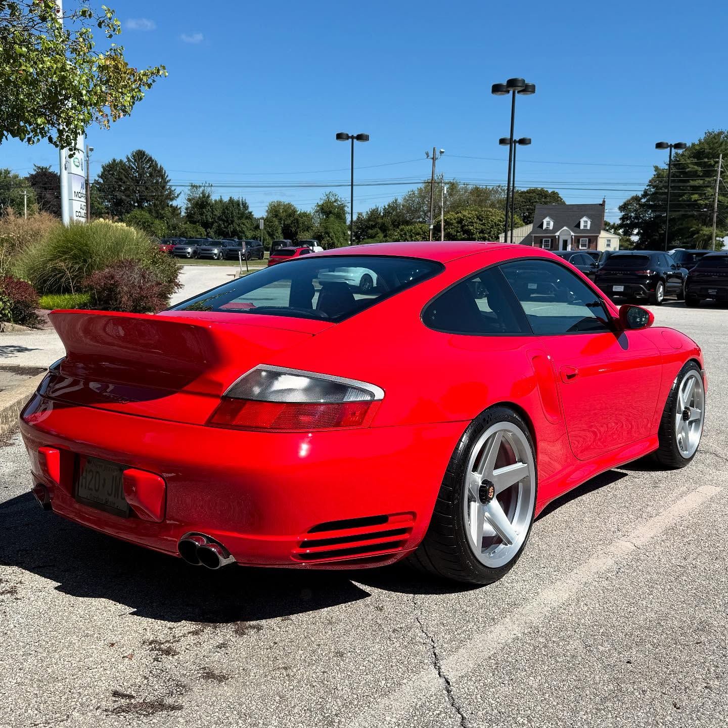 Porsche 911 Turbo 996 Red With Forgeline RSR1 Wheel Wheel Front Porsche 911 Turbo 996 Red With Forgeline RSR1 Wheel Wheel Front