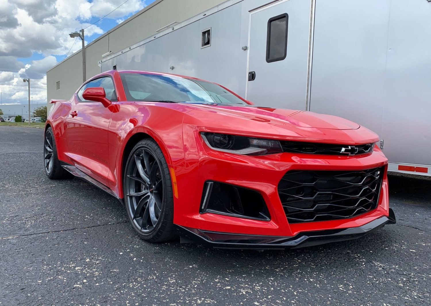 Chevrolet Camaro ZL1 6th Gen Red Forgeline Flow Formed F01 Wheel ...