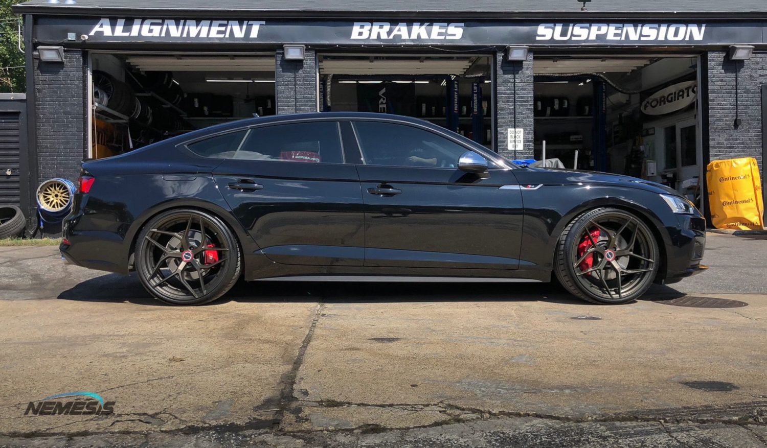 Audi S5 B9 Black Brixton Forged PF5 Duo Wheel | Wheel Front