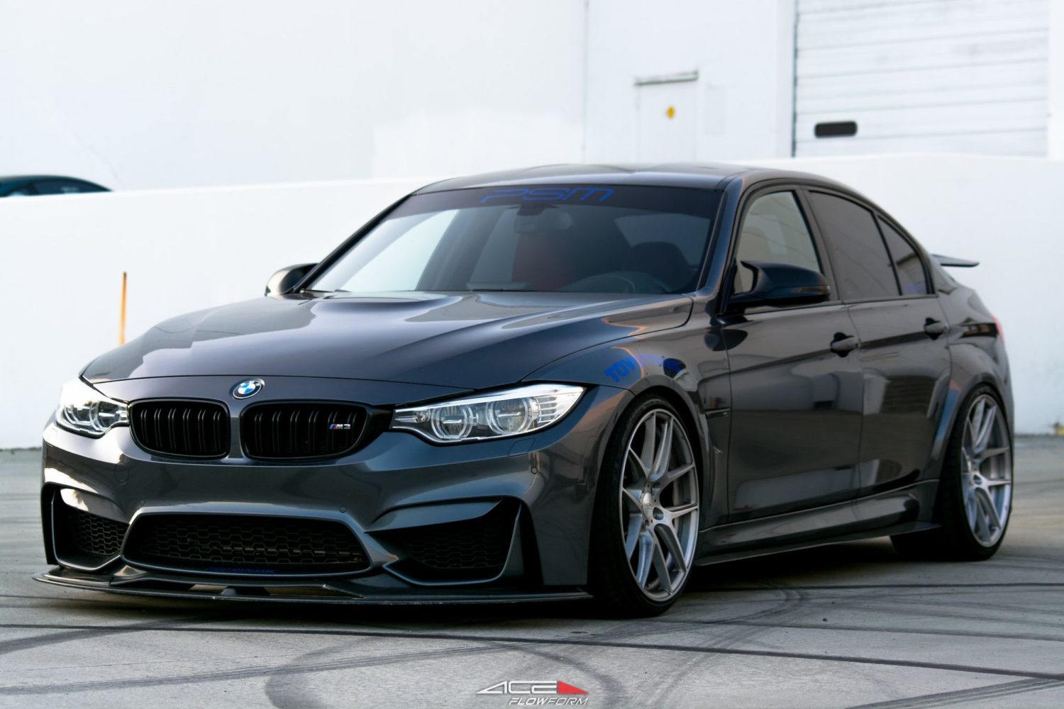 Bmw M3 F80 Grey Ace Alloy Aff02 Wheel Wheel Front