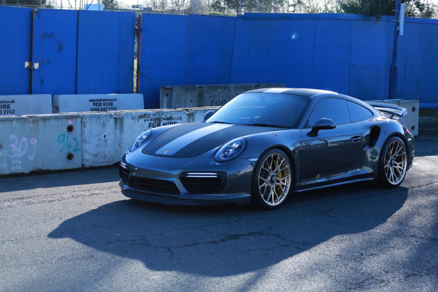 Porsche 911 Turbo S 991 Grey Vossen M-X3 Wheel | Wheel Front