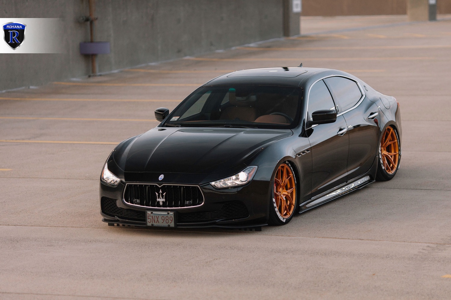 Maserati Ghibli Black Rohana RFX5 | Wheel Front