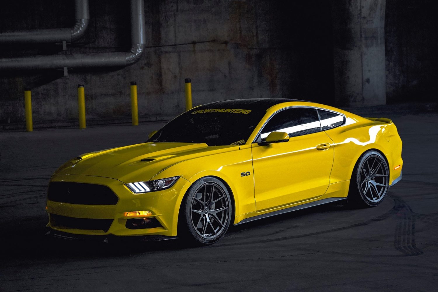 Ford Mustang S550 Yellow 305 Forged FT101 Wheel | Wheel Front