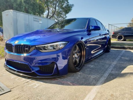 Bmw M3 F80 Blue Work Meister S1r Wheel 