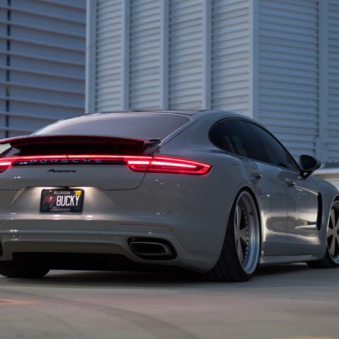 Porsche Panamera Grey Rotiform FUC Wheel Front