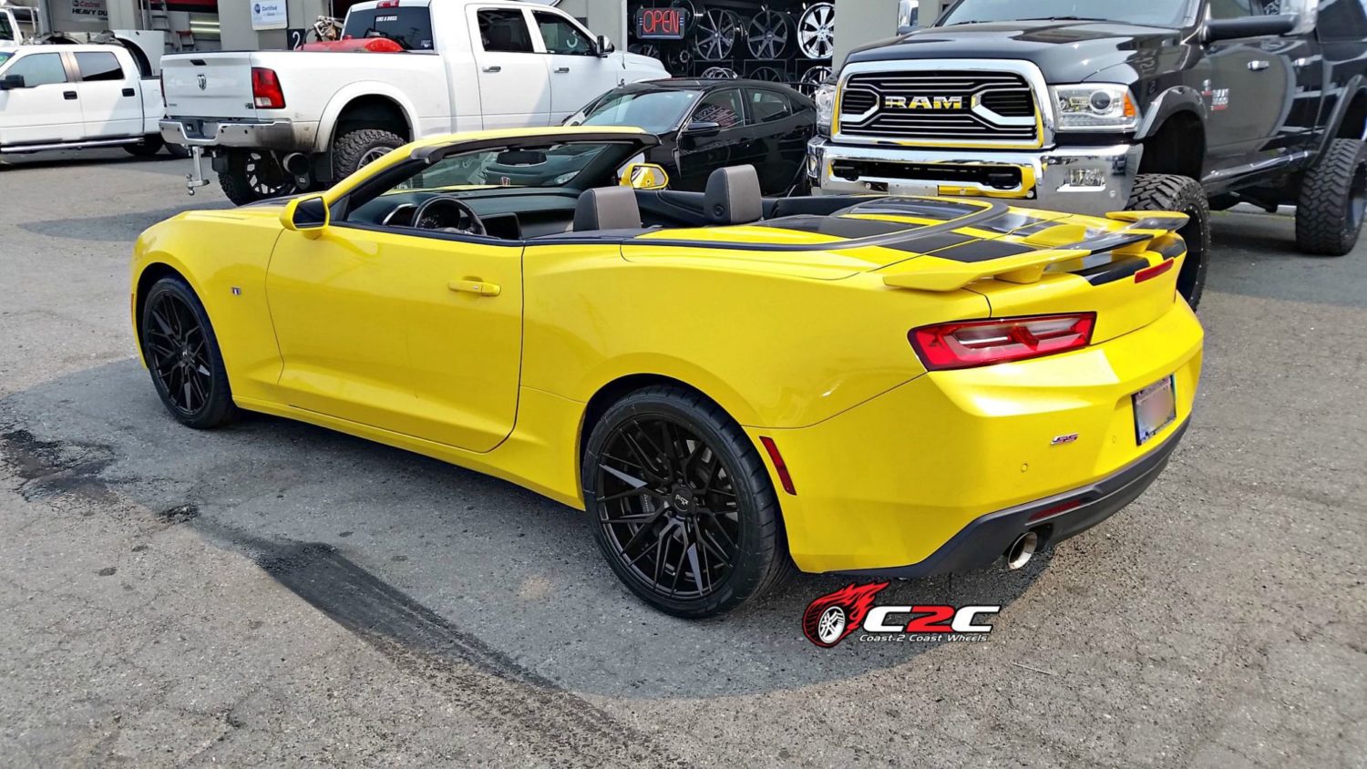 Chevrolet Camaro Ss 6th Gen Yellow Niche Gamma M190 Wheel 