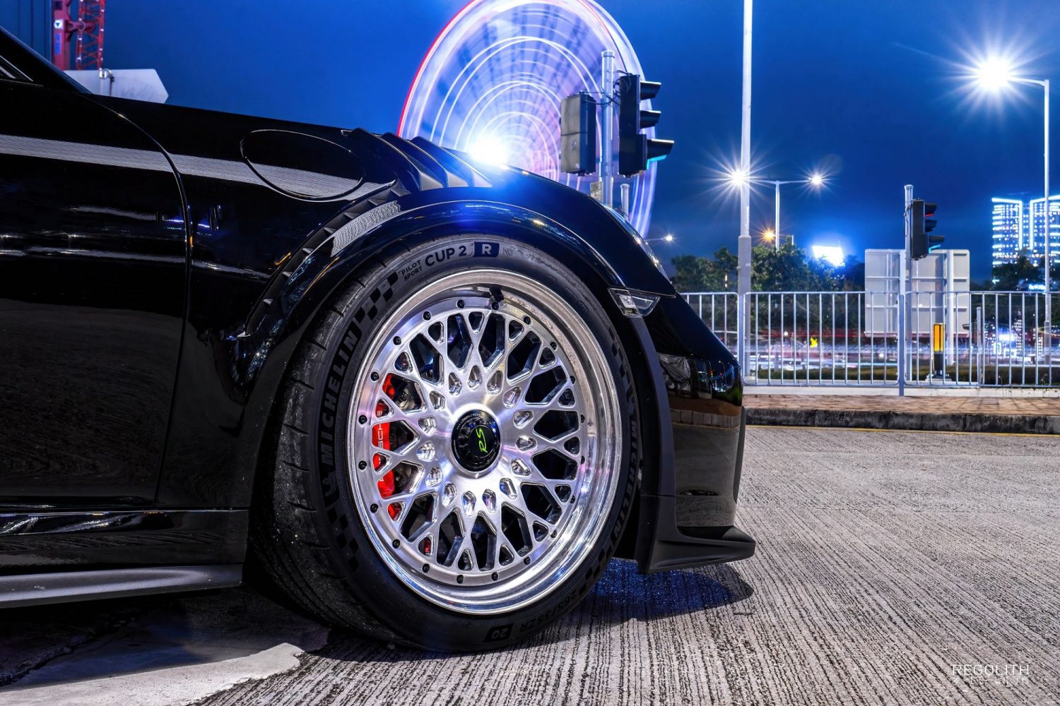 Porsche 911 GT3 RS 991 Black Avant Garde F541 | Wheel Front