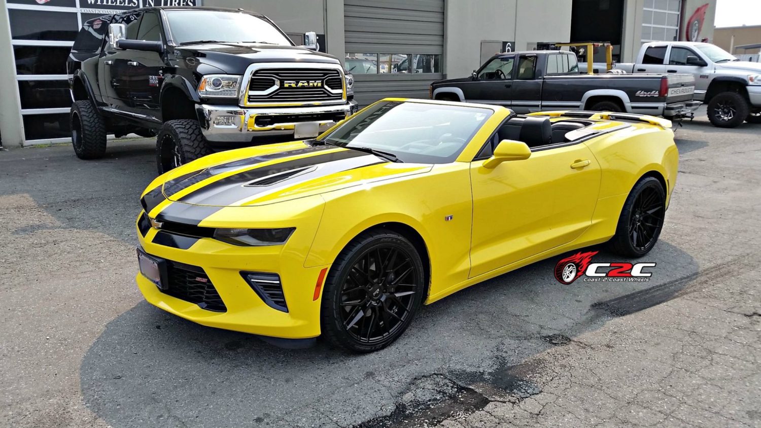 Chevrolet Camaro SS 6th Gen Yellow Niche Gamma M190 Wheel | Wheel Front