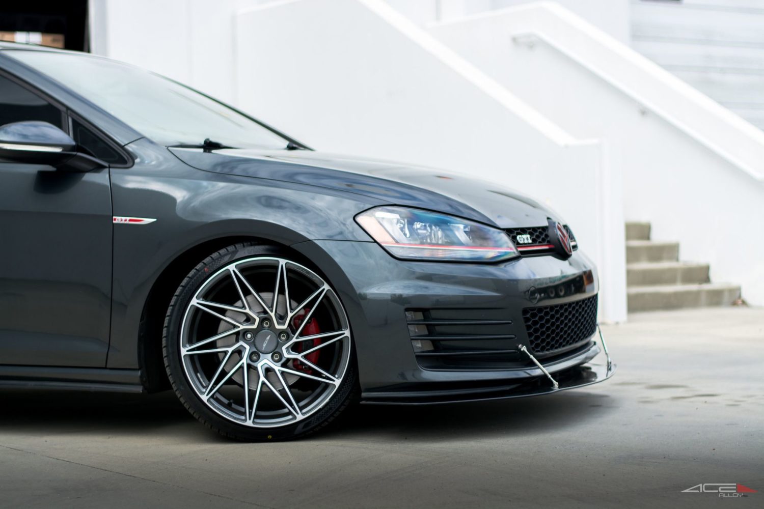 Volkswagen Golf GTI 7 Grey Ace Alloy DRIVEN Wheel | Wheel Front