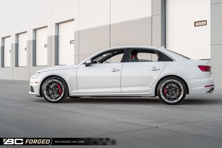 Audi S4 B9 White BC Forged HCS21 Wheel | Wheel Front