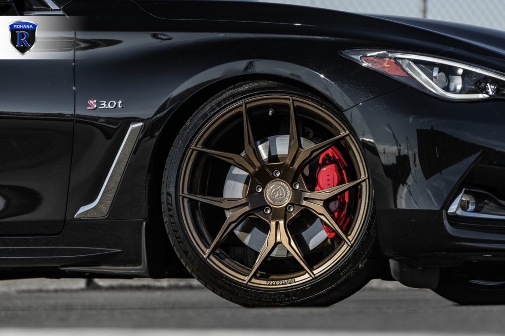 Q70 R35 Wheels Infiniti Q50/Q60/Q70 Black Rohana RFX5 | Wheel Front