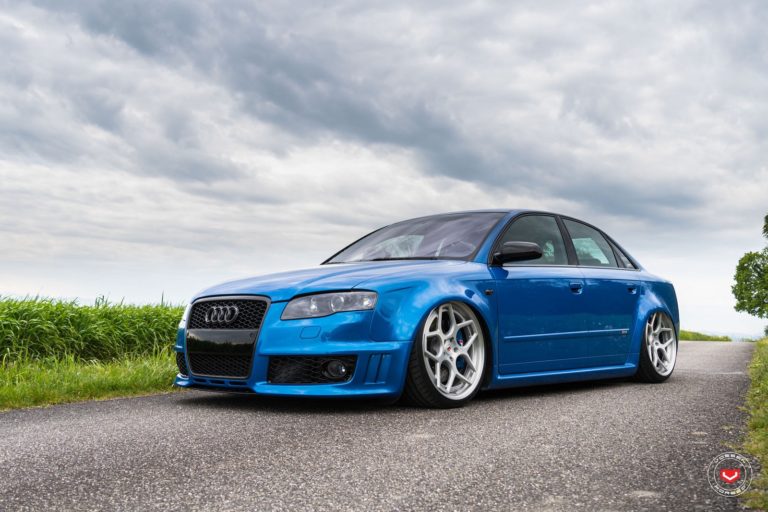 Audi RS4 B7 Blue Vossen CG-205 Wheel | Wheel Front