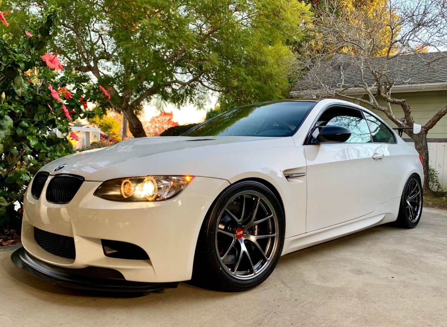 BMW M3 E92 White BBS RI-A Wheel | Wheel Front