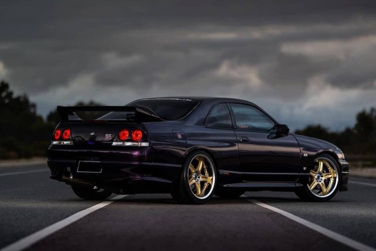 Nissan Skyline R33 Purple Rays Volk GTC Wheel | Wheel Front