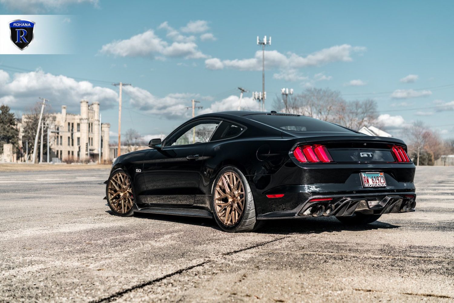 Ford Mustang S550 Black Rohana RFX10 | Wheel Front