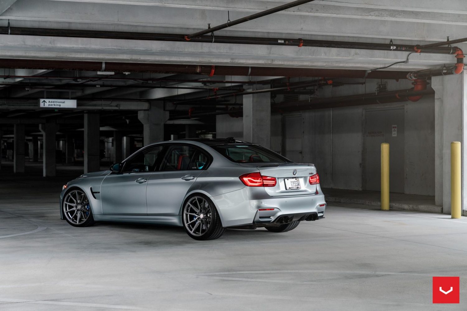 Bmw M3 F80 Silver Vossen Hf 3 Wheel Wheel Front 4296