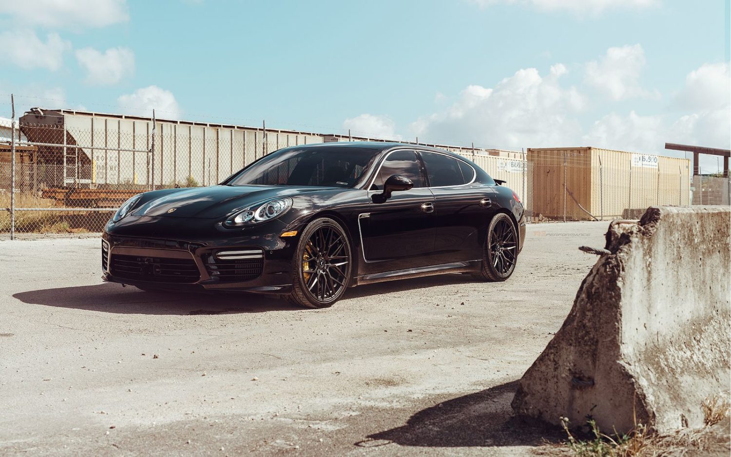 Porsche Panamera Turbo S Black Vorsteiner V Ff Wheel Front