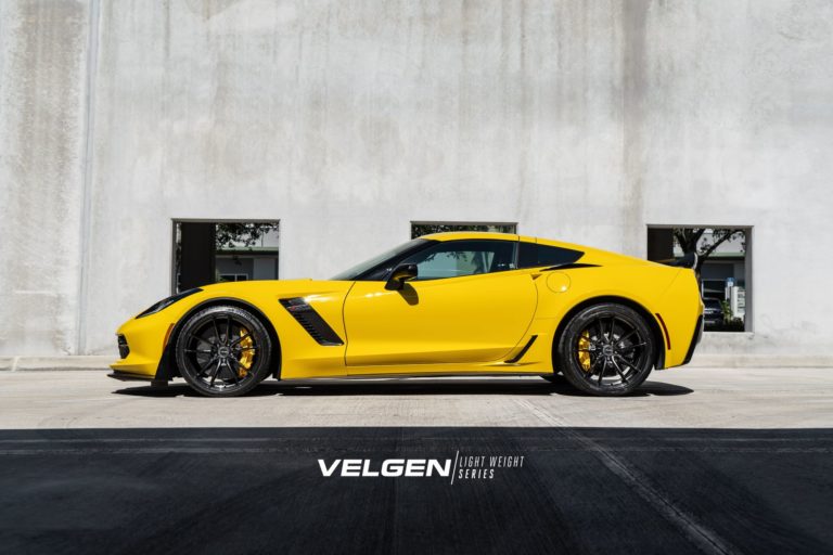 Chevrolet Corvette C7 Z06 Yellow Velgen VF5 | Wheel Front