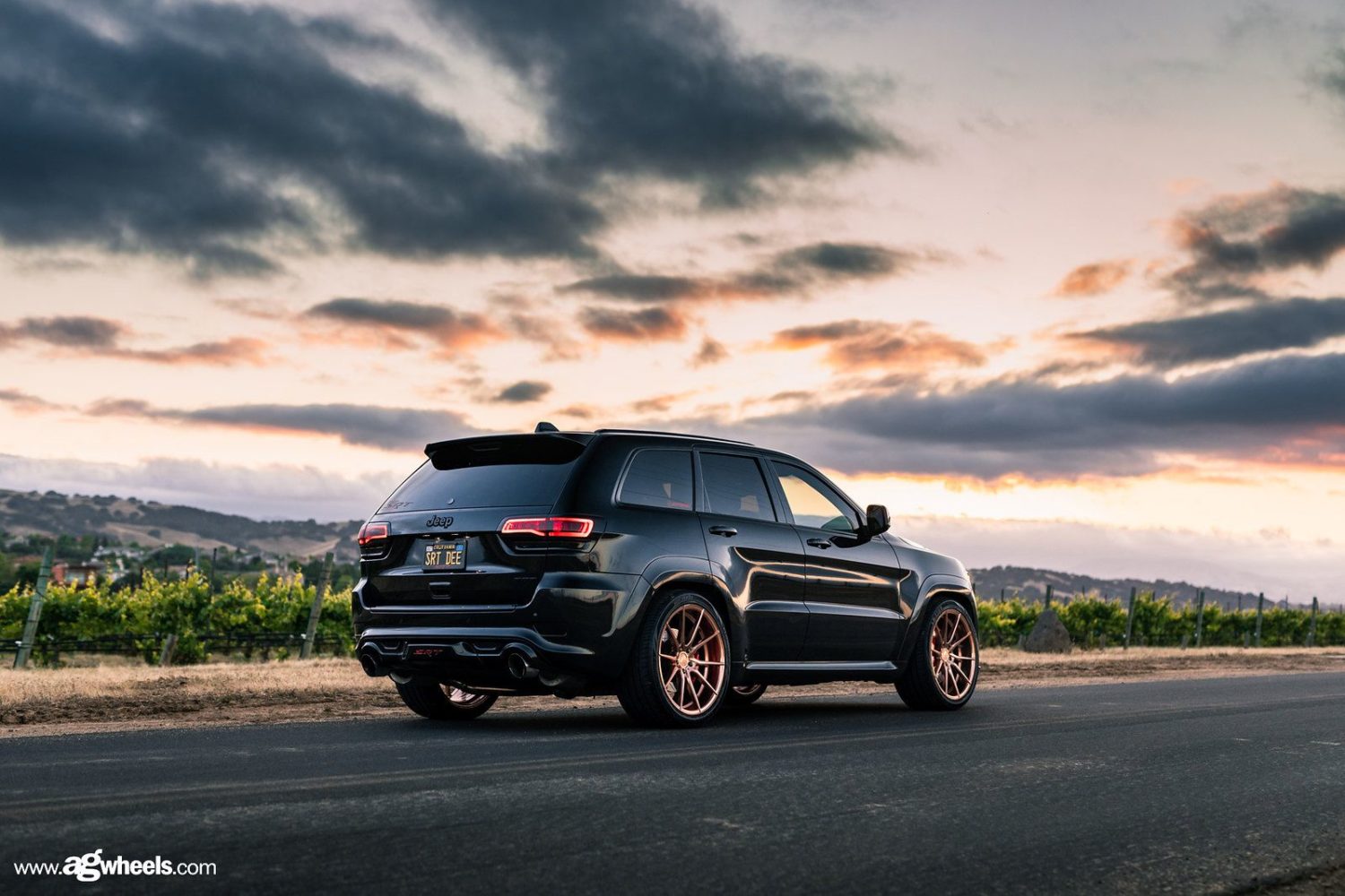 Jeep Grand Cherokee SRT Black Avant Garde M652 Wheel | Wheel Front