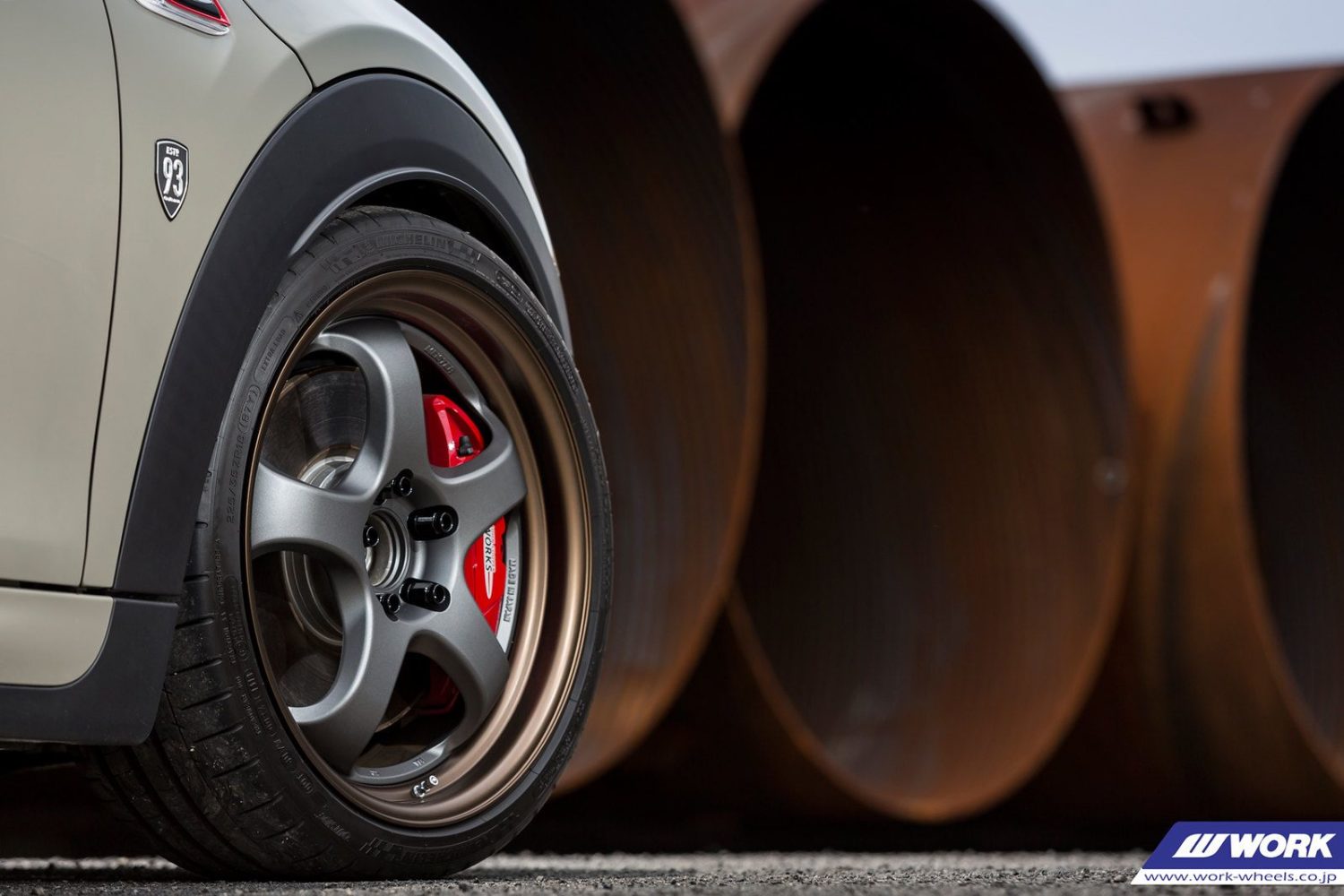 Mini Cooper S F56 JCW Bronze Work Meister S1R | Wheel Front