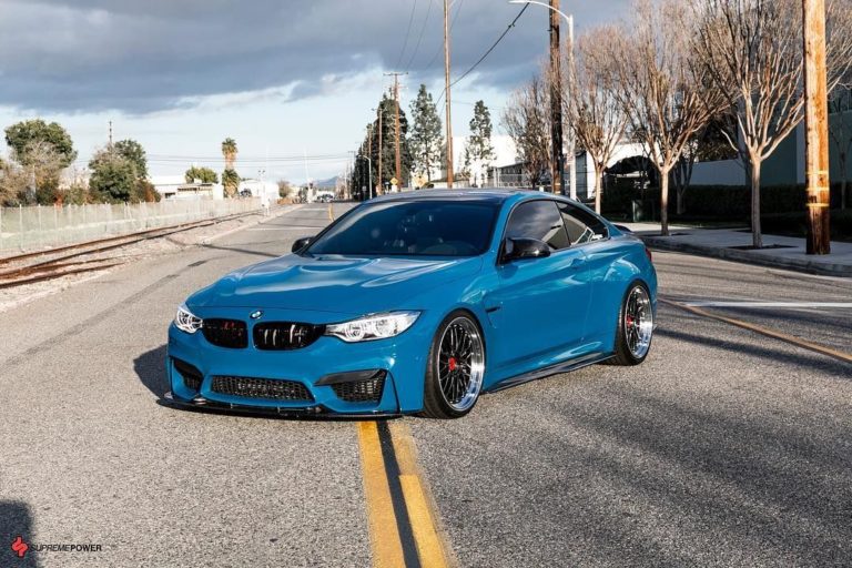 Bmw M F F Blue Bbs Lm Wheel Wheel Front