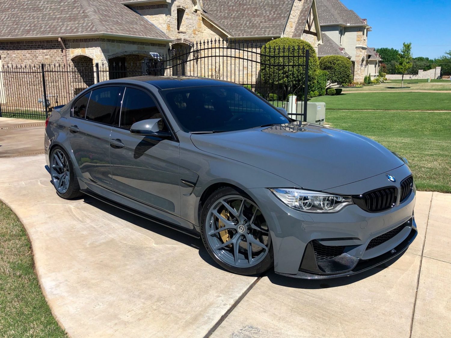 Bmw M3 F80 Grey Hre R101 Wheel Wheel Front