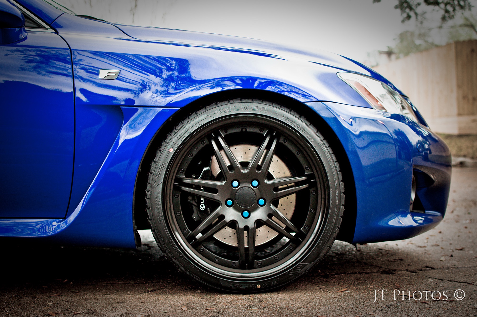 Lexus IS Blue Work Gnosis GS5 | Wheel Front