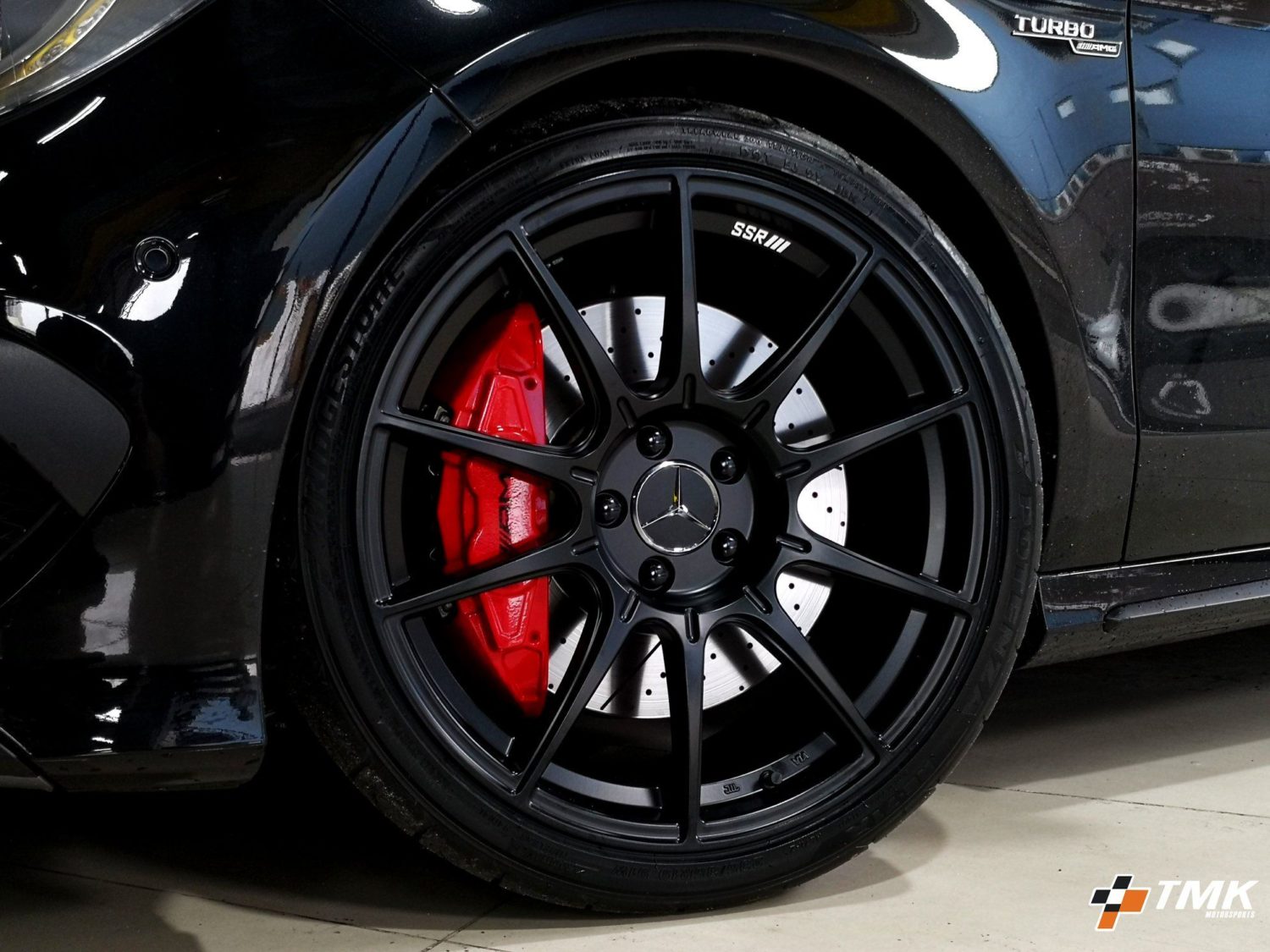 Mercedes-Benz CLA45 AMG C117 Black SSR GTX01 Wheel | Wheel Front